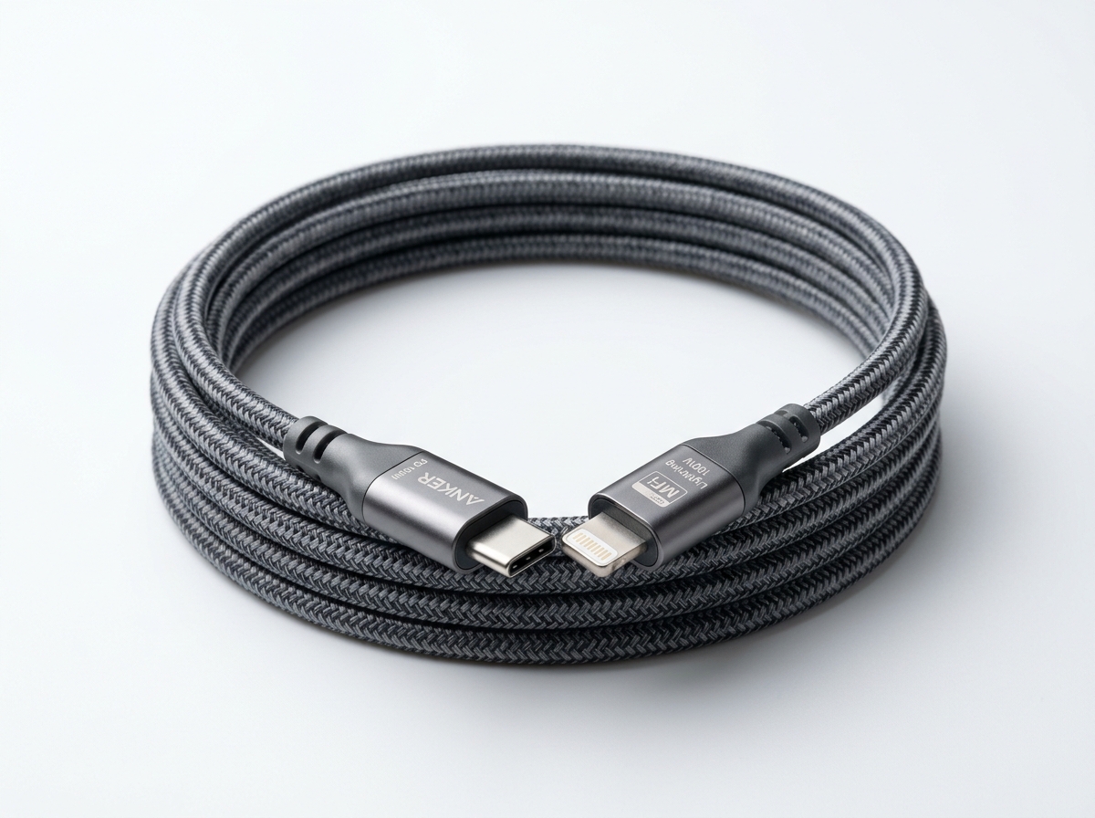 Câble Tressé Renforcé Type-C / Lightning